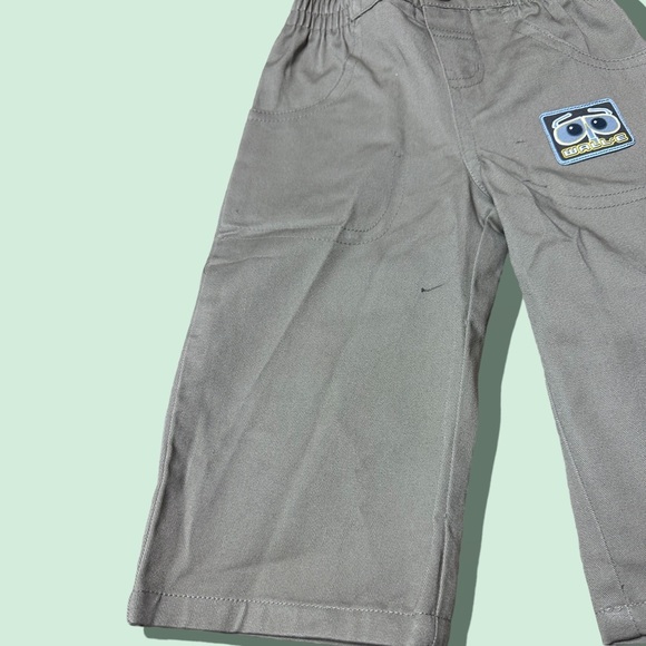 Baby Disney Pixar Wall-E Robot Khaki Cargo Pants Size 12 Months - Picture 2 of 7